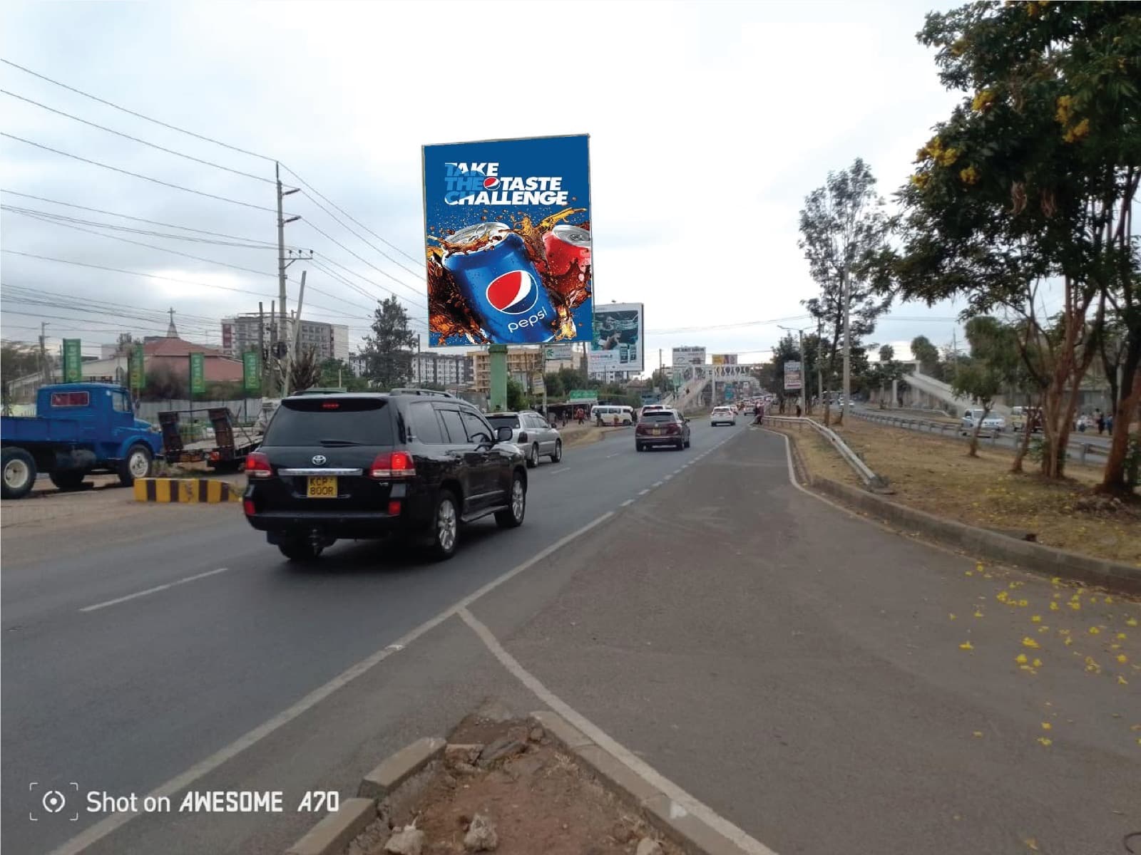 Billboard BB-KE-003 in Langata Road opposite Uhuru Gardens inbound to Nairobi
