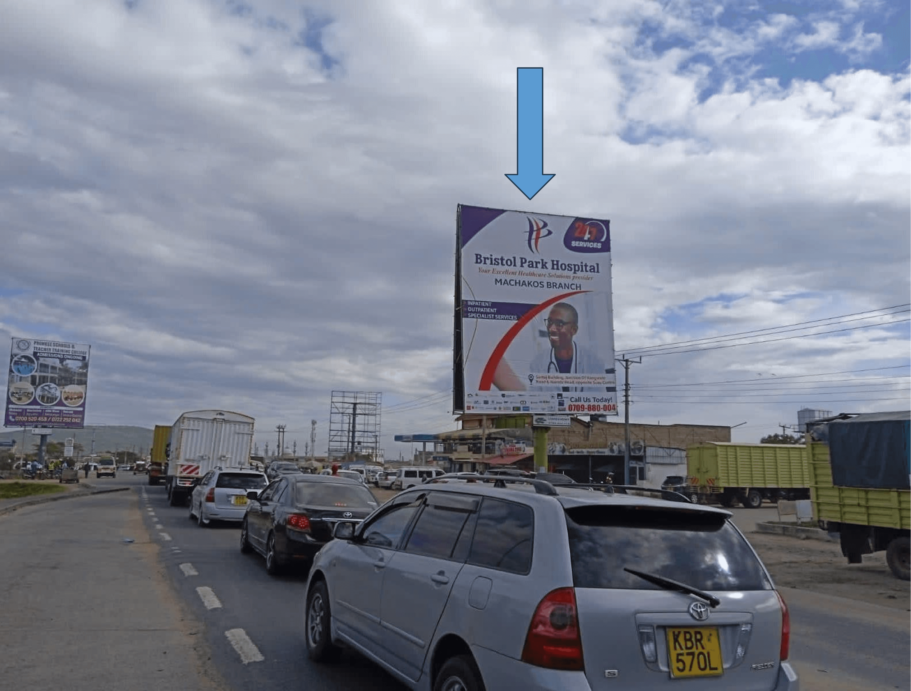 Billboard BB-KE-025 in Machakos Kyumvi Junction